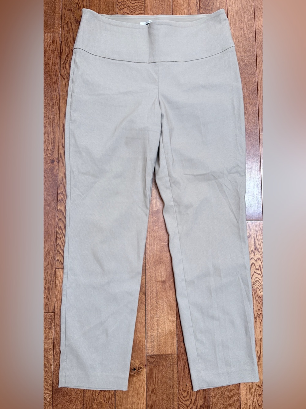 S.C.&CO. Woman’s Straight Pull On Dress Pants in Light Beige Sz 16